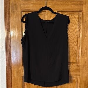 Stella & Dot Black Sleeveless Top